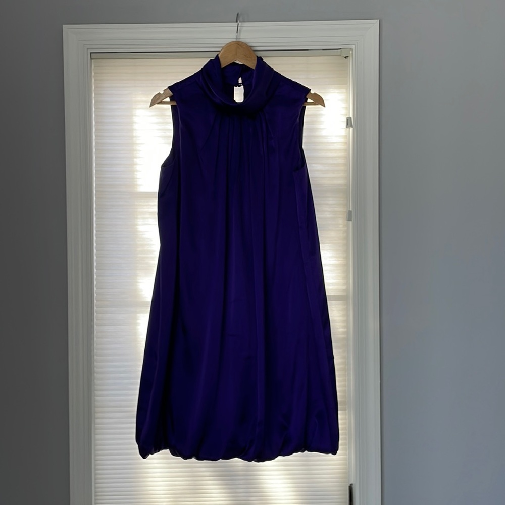 high neck dress